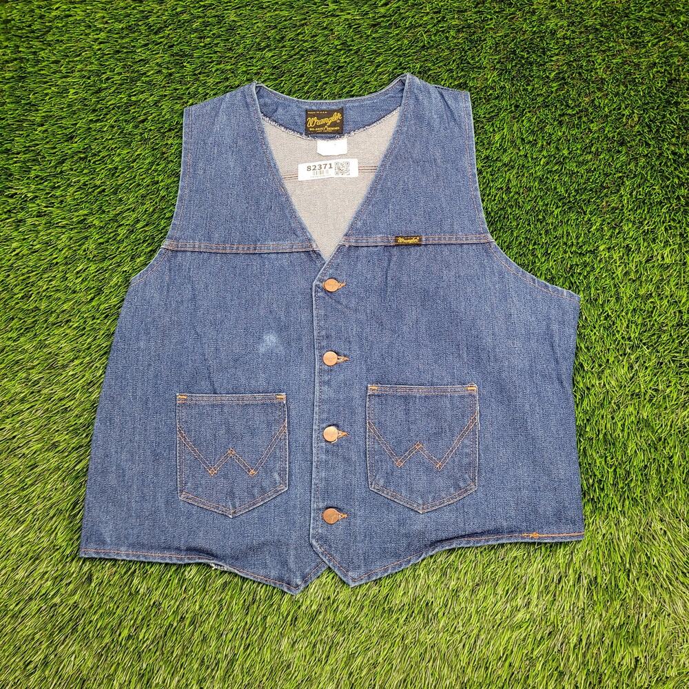 Wrangler Blue Denim Vest